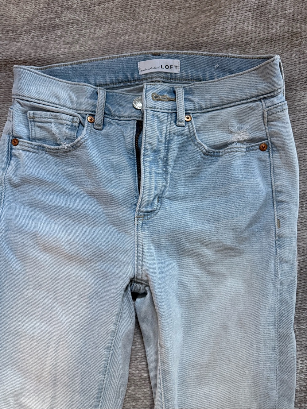LOFT Light Blue High-Rise Women's Jeans